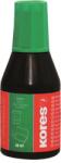 KORES Bélyegzőfesték, 28 ml, KORES, zöld (71318) - molnarpapir