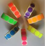  Etikett, 20 mm kör, 1000 etikett/tekercs, fluo piros (5998377104887) - molnarpapir