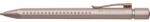 Faber-Castell Golyóstoll, 0, 5 mm, nyomógombos, rózsaszín tolltest, FABER-CASTELL Grip 2010-M , kék (243907) - molnarpapir