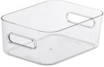 SMARTSTORE Műanyag tárolódoboz, 1, 5 liter, SMARTSTORE Compact Clear S , átlátszó (10690) - molnarpapir
