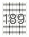 APLI Etikett, univerzális, kerekített sarkú, 25, 4x10 mm, APLI, 1890 etikett/csomag (12927) - molnarpapir