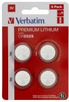 Verbatim Gombelem, CR2025, 4 db, VERBATIM Premium (49532) - molnarpapir