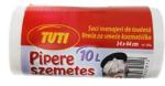 TUTI Szemeteszsák, pipere, 10 l, 40 db, 34x44 cm, 9 , TUTI, fehér (PDP_442) - molnarpapir