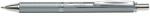 Pentel Zseléstoll, 0, 35 mm, nyomógombos, ezüst tolltest, PENTEL EnerGel BL-407 fekete, ajándék kék tollbetéttel (BL407-A) - molnarpapir