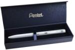 Pentel Rollertoll, 0, 35 mm, rotációs, ezüst tolltest, PENTEL EnerGel BL-2007 kék (BL2007Z-AK) - molnarpapir