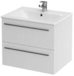 UNIC Stender haine cu suport incaltaminte GN Harry, metalic, polite, 64x40x150 cm, alb stejar (7427281085404)