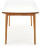 Vamy Masuta de toaleta VMA162 cu oglinda LED dreptunghiulara, front MDF, 100 cm, alb lila (7427281086425)