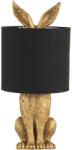 Clayre & Eef Veioza aurie neagra Iepuras 20x45 cm (6LMC0013GO)