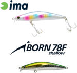 Ima IBORN 78F SHALLOW 78mm 8.5gr 009 Green Back Shiner