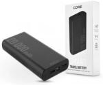 Core SPF-02 Smart Power Bank 2xUSB + USB-C PD + QC3.0 20000mAh negru (TF-0161)