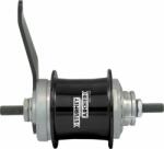 Sturmey Archer S2C DuoMatic KickShift agyváltós hátsó kerékagy, 2s, 36H, 22T csavaros, kontrafékes, fekete