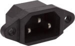 Thunder Germany AC-03 Beépíthető IEC C14 dugó, műanyag (10A / 250V) - mkaudio