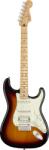 Fender Player Stratocaster, HSS hangszedõ kiosztás, juhar fogólap, 3 színű Sunburst elektromos gitár (0144522500)