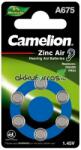 Camelion A675 PR675 PR44 6db hallókészülék elem (Camelion-A675)