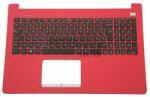 ASUS X502 X502C X502CA F502 F502C F502CA burkolattal (topcase) fekete-rózsaszín magyar (HU) laptop/notebook billentyűzet gyári