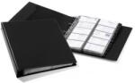 DURABLE Névjegytartó, 400 db-os, gyűrűs, DURABLE VISIFIX® Economy , fekete (244401) - molnarpapir