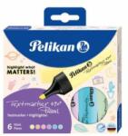 Pelikan Set evidențiator pastel Pelikan 490 6S
