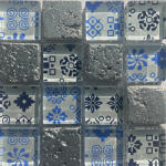 Aita Stúdió Kft Mozaik, Aita Morocco Silver 30x30 - mozaikkeramia