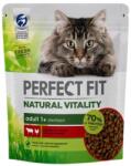 Perfect Fit Natural Vitality 1+ Marhahússal és csirkével 6x650 g - szárazeledel felnőtt macskáknak