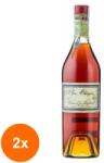 Lheraud Set 2 x Armagnac, Bas Armagnac Baron Gaston Legrand 1999, Lheraud, 40% Alcool, 0.7 l (FPG-2xCOG43)