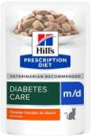 Hill's PRESCRIPTION DIET m/d Feline, Diabetes Care, cu Pui - Plic 85 g