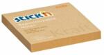 STICK N Öntapadó jegyzettömb, 76x76 mm, 100 lap, STICK N "Kraft Notes", barna (100 lap) (SN21639)