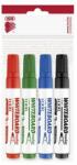 ICO Tábla- és flipchart marker készlet, 1-3 mm, kúpos, ICO "Plan 11 XXL", 4 különbözõ szín (4 db) (TICPL11XV4)