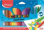 Maped Zsírkréta, MAPED "Color`Peps" PlastiClean, 24 különbözõ szín (24 db)