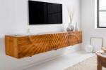 LuxD Design függő TV asztal Shayla 160 cm barna mangó