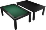 Dybior Biliárdasztal / étkezőasztal, Diner, 7 ft, matt-fekete Club Cloth yellow green (55.075.07.5)