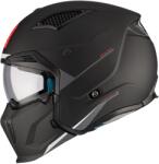 MT Helmets Cască deschisă cu mască MT Streetfighter SV S Solid A1 negru mat (MT132700001)
