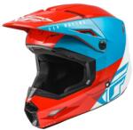 FLY Racing Cască de motocros FLY Racing Kinetic Straight roșu-alb-albastru (AIM140-1497)