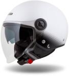 Cassida Handy Plus cască de motociclist deschisă alb-negru (AIM140-1727)