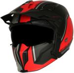 MT Helmets Cască de motocicletă MT Streetfighter SV TWIN 0.5 C5 negru-roșu výprodej (MT1272613253)
