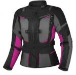 Shima Hero 2.0 Geacă de motocicletă pentru femei negru-gri-roz (MSHILAHERO2.0PI)