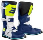 Shot Ghete Motocross Shot Race 2 pentru Copii, Albastru-Alb-Galben Fluo (SHOA09-24D2-A08) - motozem - 769,50 RON