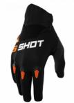 Shot Mănuși de motocross Shot Devo negru-portocaliu lichidare (SHOA09-13C8-A05)