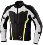 Rebelhorn Borg jachetă de motociclist negru-gri-gri-fluo-galben (PRBRH-TJ-BORG_27)
