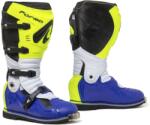 Forma Terrain Evolution TX galben fluo-alb-alb-albastru cizme de motocicletă Forma Terrain Evolution TX (FORP01800)