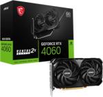 MSI GeForce RTX 4060 VENTUS 2X BLACK 8G OC Videokártya