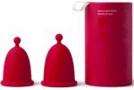 Whoop·de·doo Menstrual Cup Duo Pack cupe menstruale Red