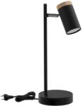 Candellux Asztali lámpa LAGOS 1xGU10/15W/230V fekete/barna CA0917 (CA0917)