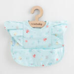 NEW BABY Baba luxus fodros előke New Baby fodros 35 x 27 cm - babamarket