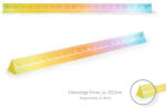  Vonalzó Trendhaus GOOD FEELINGS Rainbow háromszög, akril, 20 cm