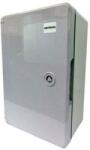 MENTAVILL Műanyag szekrény szürke ajtós 400x300x170 + szerelőlap IP65 (404087)