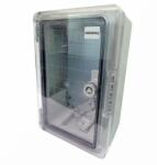 MENTAVILL Műanyag szekrény átlátszó ajtós 300x200x130 + szerelőlap IP65 (405063)