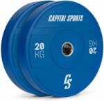 Capital Sports Nipton 2021, disc de greutate, bumper plate, 2 x 20 kg, Ø 54 mm, cauciuc dur (1003515110035151) (1003515110035151)