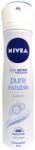 Nivea дезодорант дамски, Pure Invisible, 150мл