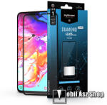 MyScreen SAMSUNG Galaxy A70, Galaxy A70s, MYSCREEN DIAMOND GLASS LITE EDGE üvegfólia, 9H, Full, Fekete