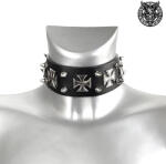 Leather & Steel Fashion Colier LUXOS CROSS - LSF9 81